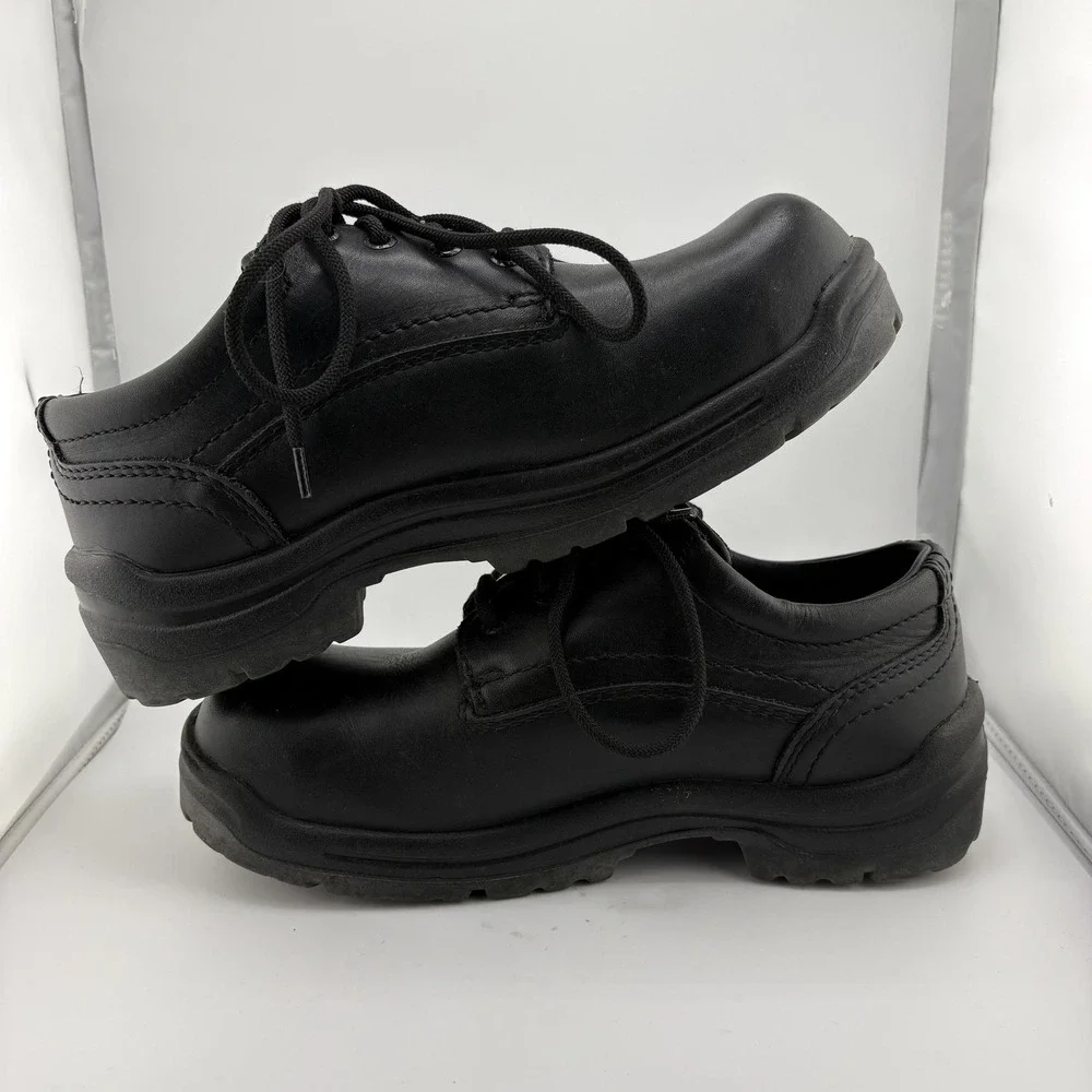 Red Wing King Toe Shoes Mens 7.5 D Black Leather Steel Toe Oil Slip Resistant EH